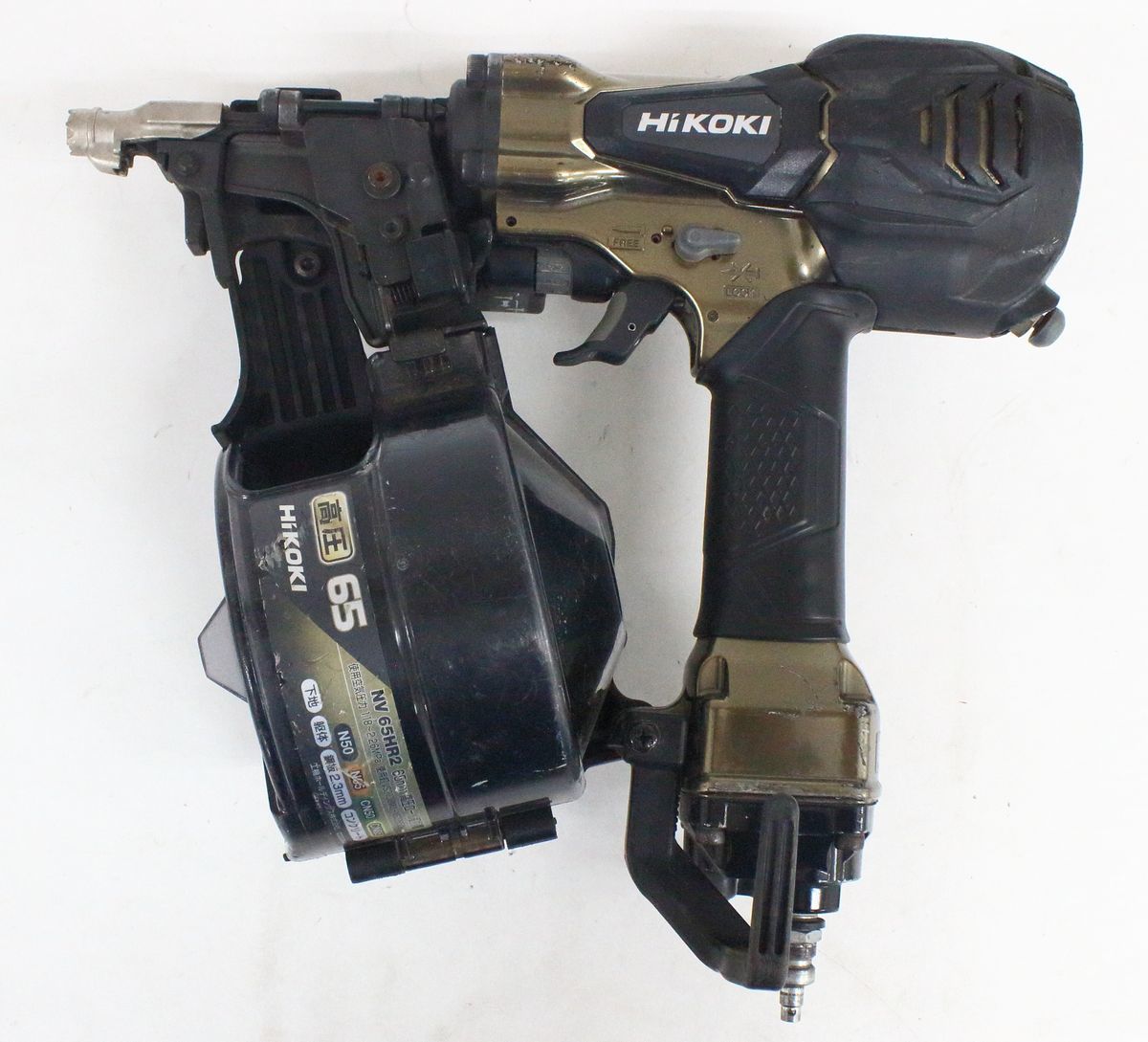 ☆ HiKOKI エア釘打機 65mm 高圧ロール NV65HR2 ☆AHB07755 ☆ HiKOKI エア釘打機 65mm 高圧ロール NV65HR2 ☆AHB07755