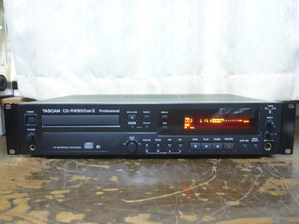 TASCAM CD CD-RW900MKII CDレコーダー タスカム | 公式通販 Tascam