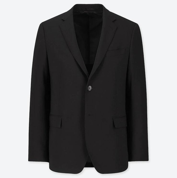 新品 送料無料 UNIQLO ユニクロ ストレッチウールジャケット（スリム