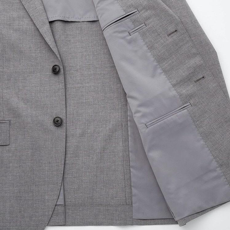 新品 送料無料 UNIQLO ユニクロ ストレッチウールジャケット（スリム