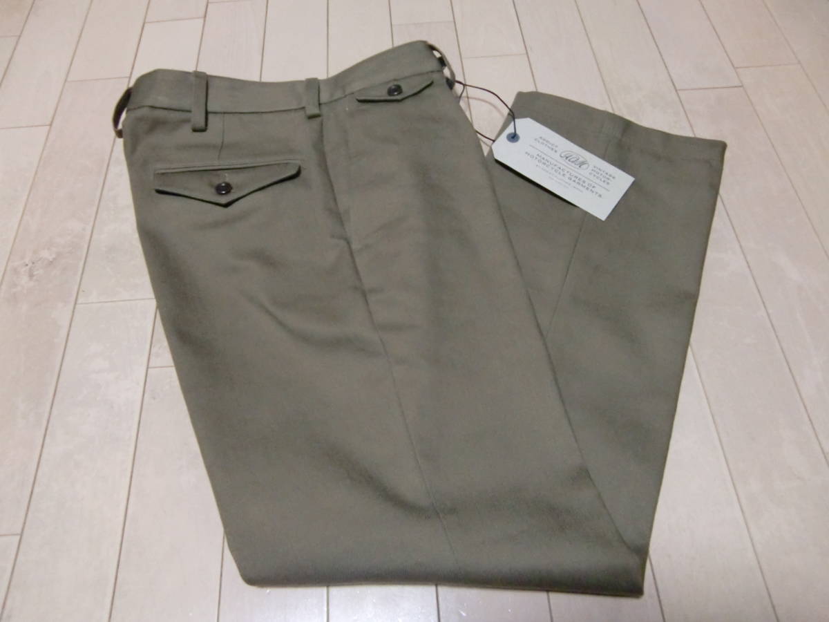 ADDICT CLOTHES アディクトクローズ ACV-TR02KT SINGLE PLEATED COTTON 