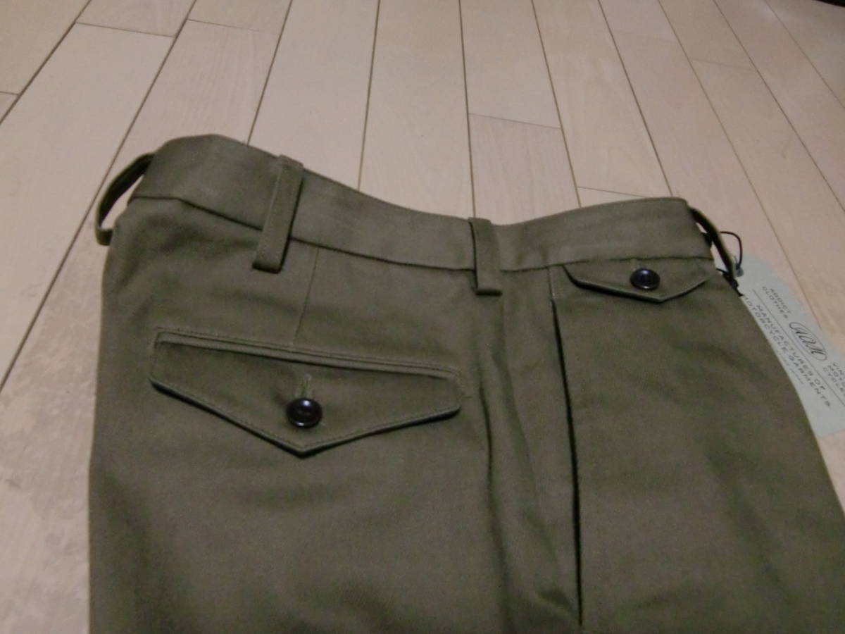 ADDICT CLOTHES アディクトクローズ ACV-TR02KT SINGLE PLEATED COTTON 