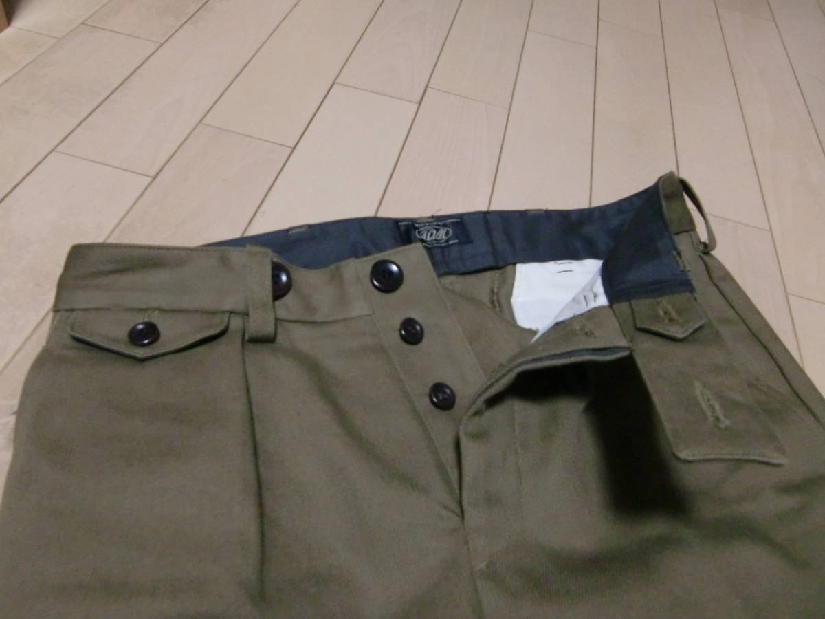 ADDICT CLOTHES アディクトクローズ ACV-TR02KT SINGLE PLEATED COTTON 