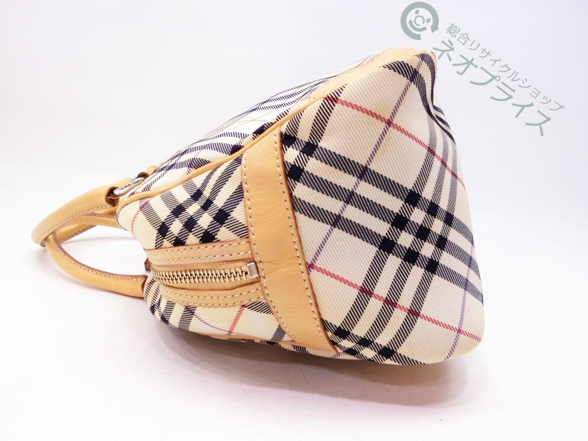 ◇Y5566 BURBERRY バーバリー ノバチェック ナイロン レザー ミニ