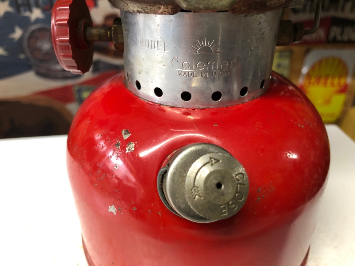 1963年1月 レッドボーダー 高いベンチレーター コールマン Coleman