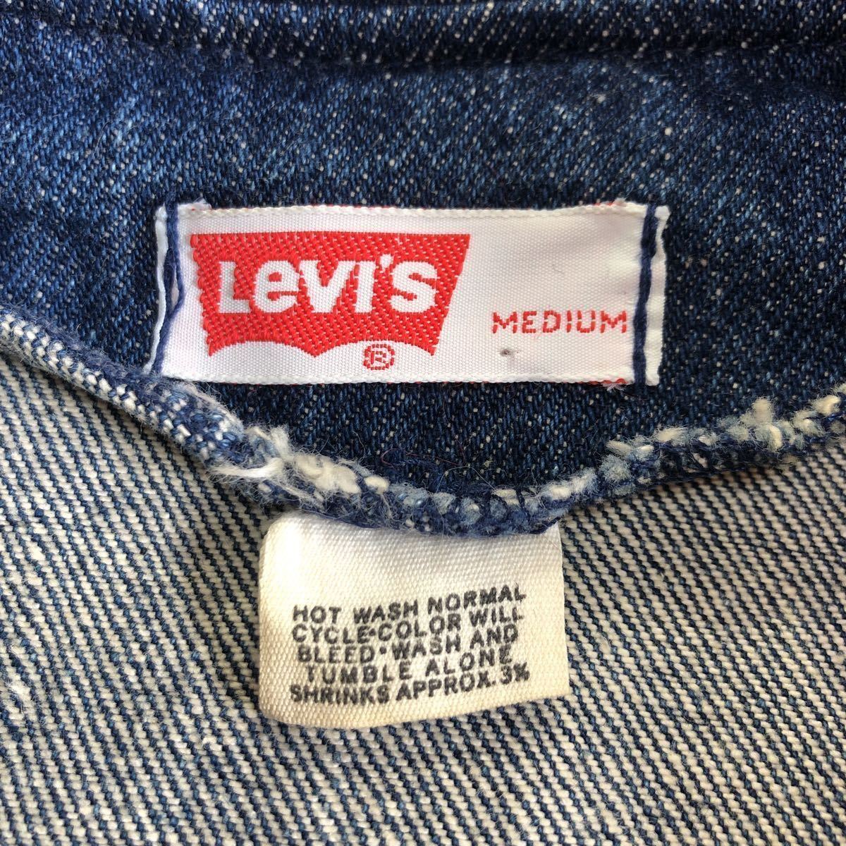 状態良好☆70s 80s Levis デニム ブッシュジャケット M ビンテージ 