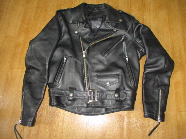 バイク 希少2XL/美品 カドヤ シングルライダースジャケット レーシング