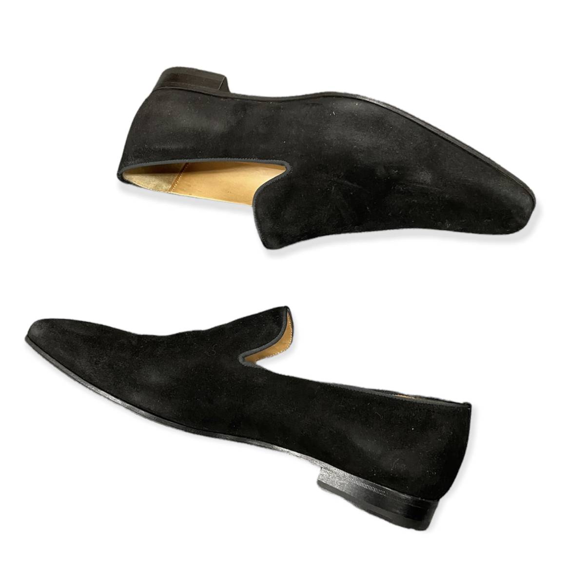 □ CHRISTIAN LOUBOUTIN Dandelion ローファー スエード レザー オペラ 