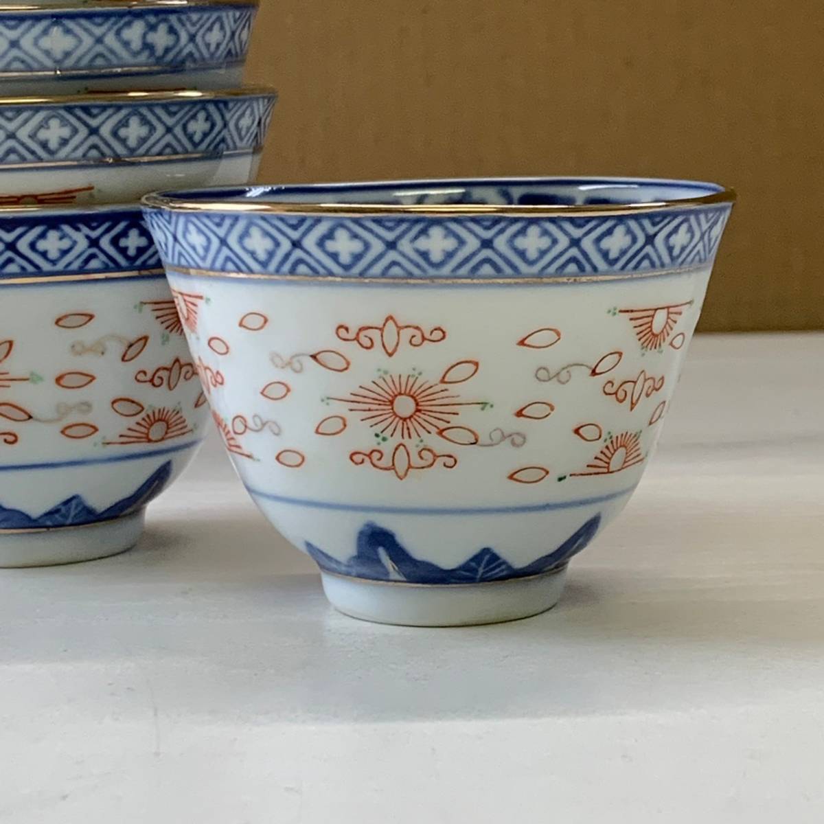 中国景徳鎮『玩玉』蛍手煎茶碗 湯み4個｜Yahoo!フリマ（旧PayPay
