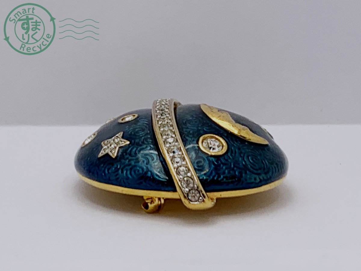 0312035 Swarovski スワロフスキー ブローチ ピンブローチ 月 星