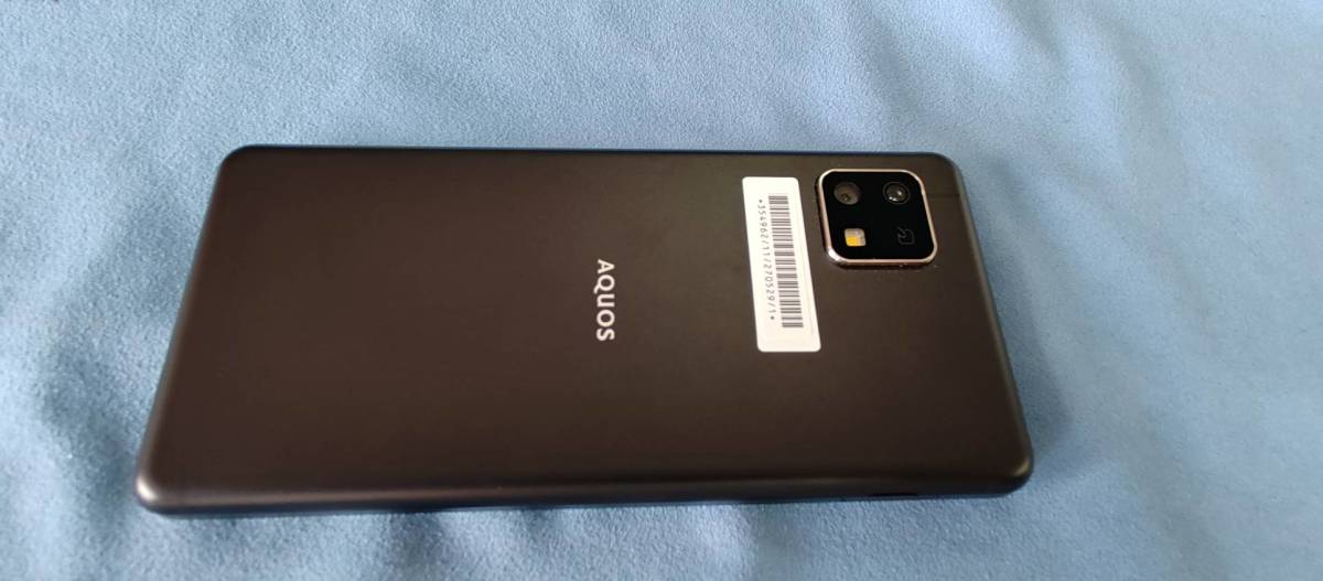1円～ AQUOS sense4 basic A003SH Black ワイモバイル ロック解除済