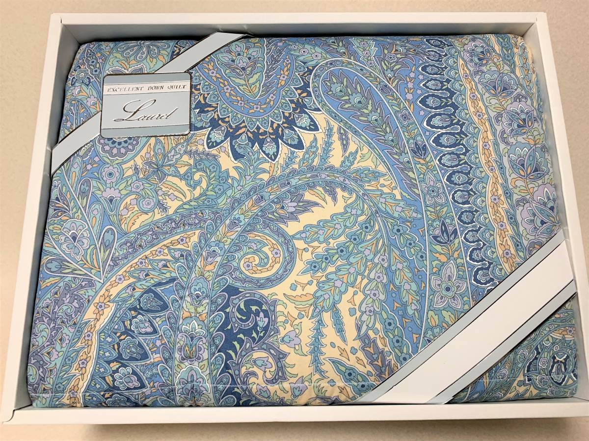 高級羽毛掛ふとん(肌掛) ニューゴールドラベル 150x210cm ダウン90