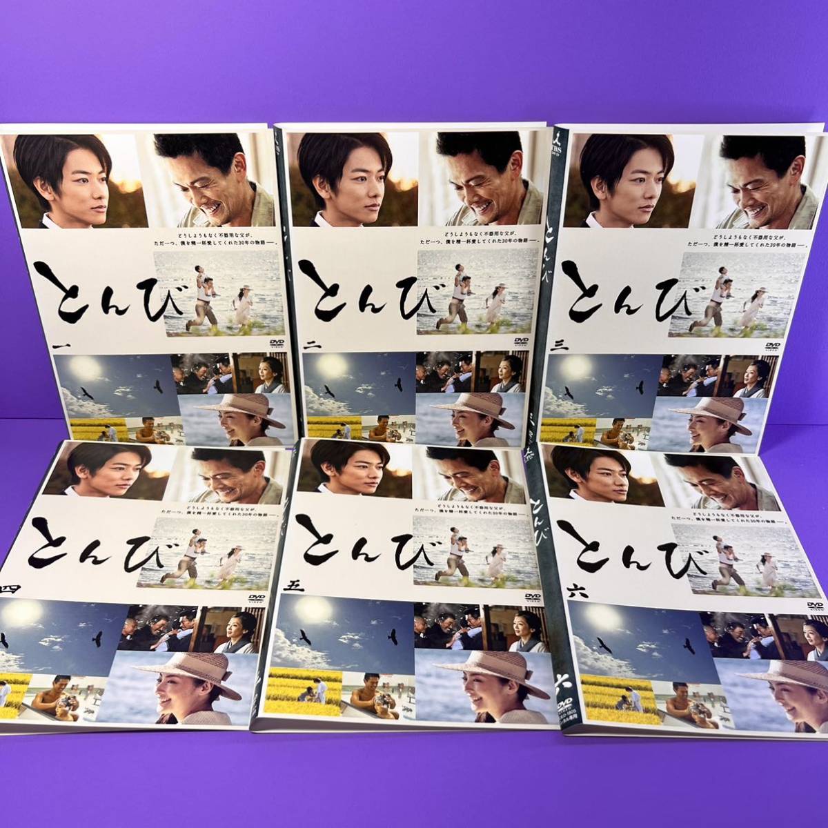 とんび DVD 全6巻 全巻セット // 内野聖陽 / 佐藤健 / 常盤貴子 とんび