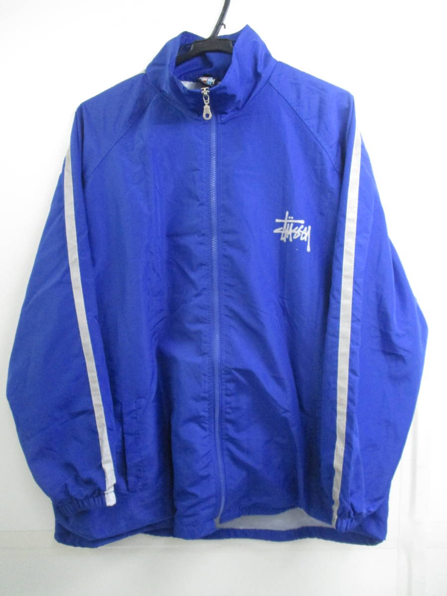 ☆90s 赤青タグ OLD STUSSY オールド ステューシー ナイロン ブルゾン 