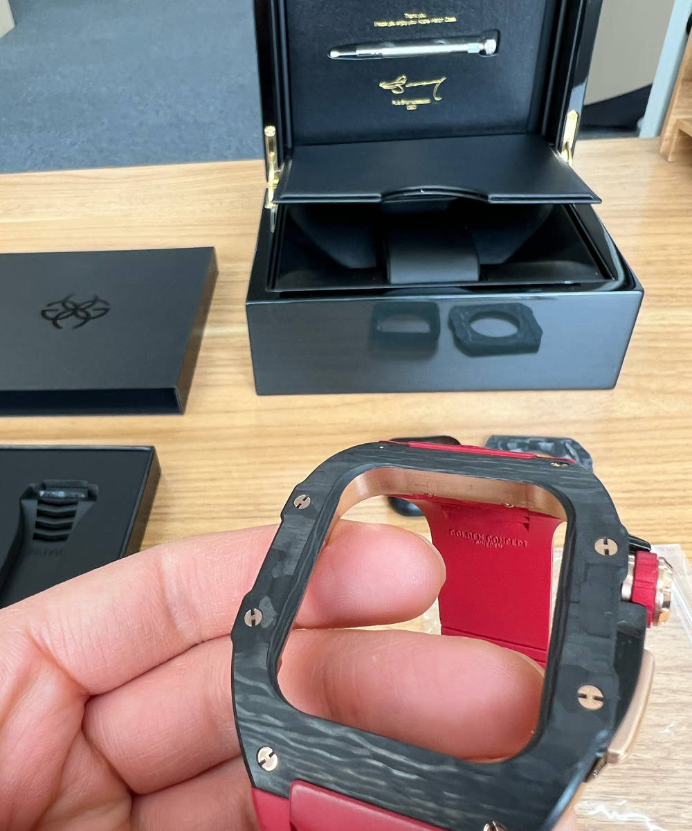 高級ウォッチケース ゴールデンコンセプト Apple Watch 7 Case - RSC 