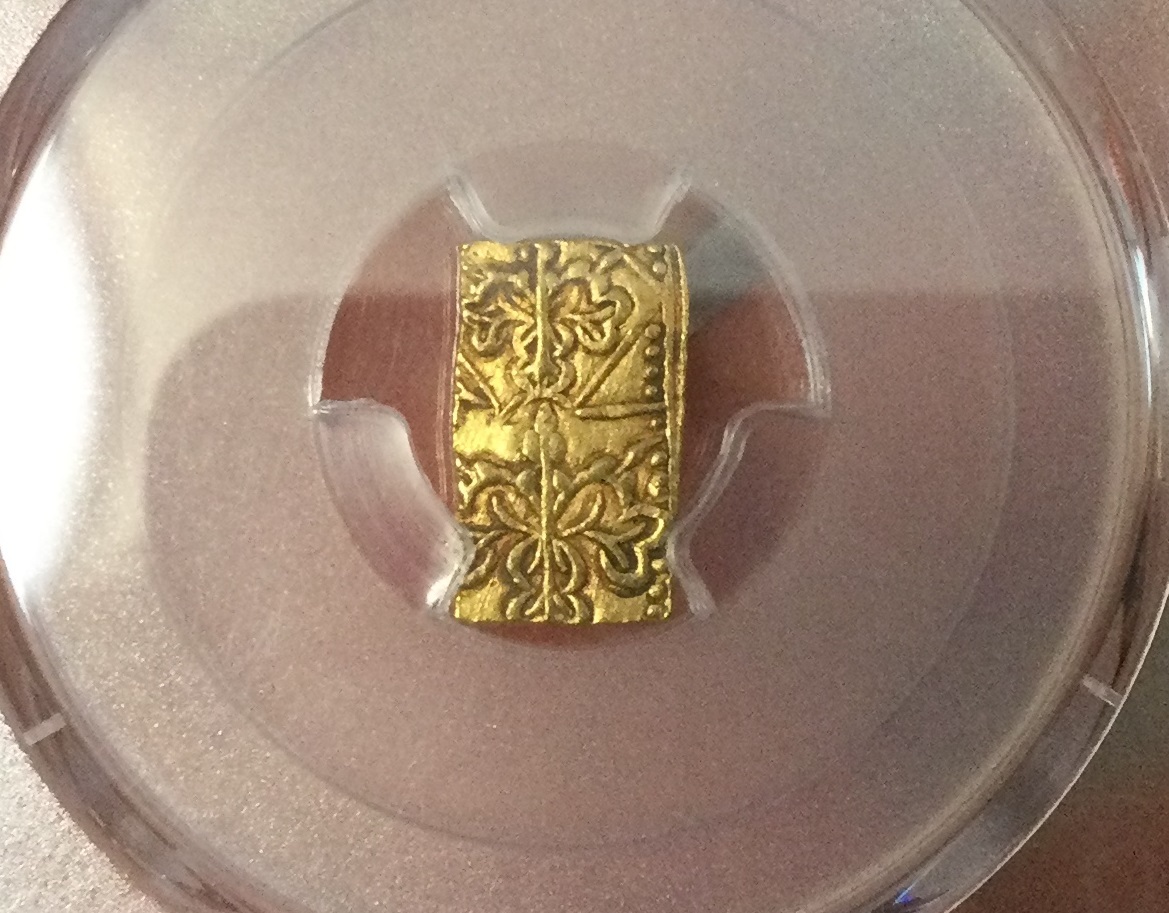 宝永一分判金 PCGS AU58 | Yahoo!オークション 「宝永一分金」の落札