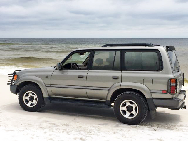 USトヨタ純正 93-97 TOYOTA LANDCRUISER ランドクルーザー リア サイド