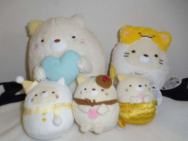 限定セール，爆買い すみっコぐらし ぬいぐるみ ねこ マスコット 5点セット(その他)｜売買されたオークション情報、yahooの商品情報をアーカイブ公開 - オークファン その他