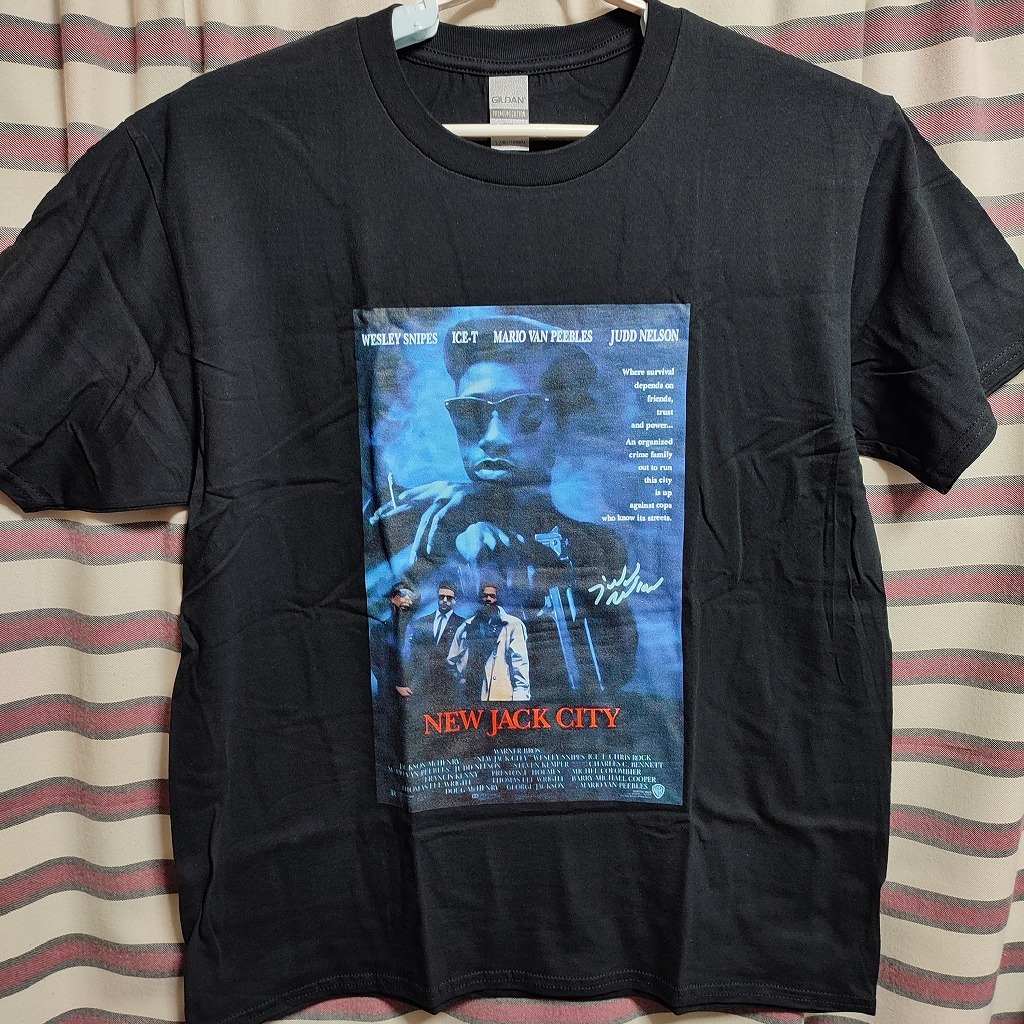 セール，低価 映画 ニュー ジャック シティ New Jack City BIGプリントTシャツ /(Tシャツ)｜売買されたオークション情報、yahooの商品情報をアーカイブ公開 - オークファン Tシャツ