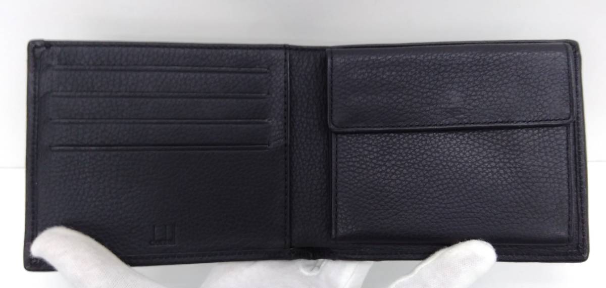 dunhill ダンヒル C0416 二つ折り財布 カード入れ 札入れ 総柄 