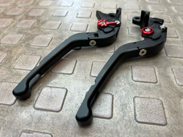 17-19 スズキ GSX-S750 U－カナヤ アルミビレットレバー 可倒式R