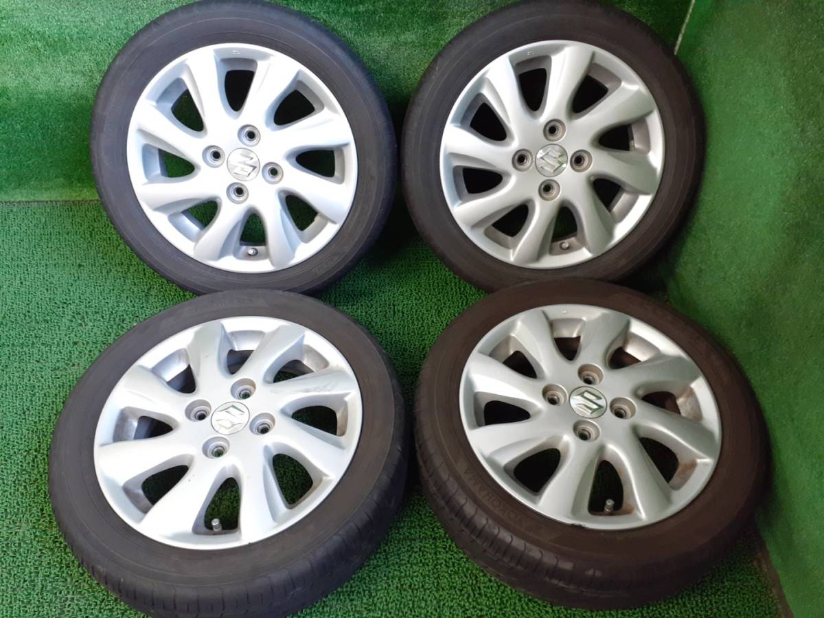 人気定番，格安 スズキ純正14インチ PCD100 4.5J ヨコハマ ECOS ES31 165/55R14 4本セット 売切(ラジアルタイヤ)｜売買されたオークション情報、yahooの商品情報をアーカイブ公開 - オークファン 4穴