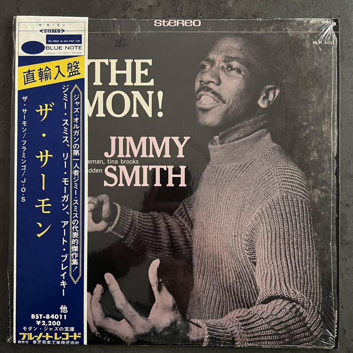 直輸入 帯付 Bluenote US盤 Jimmy Smith The Sermon BST-84011 LP