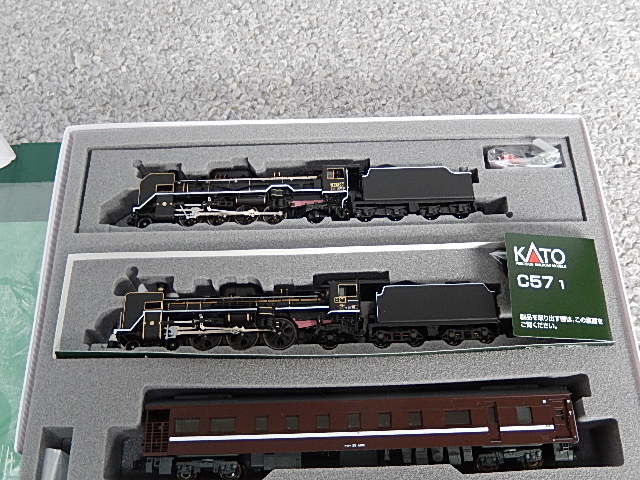 KATO 10-1500 35系4000番台(SLやまぐち号)とD51-200、C57-1のセット