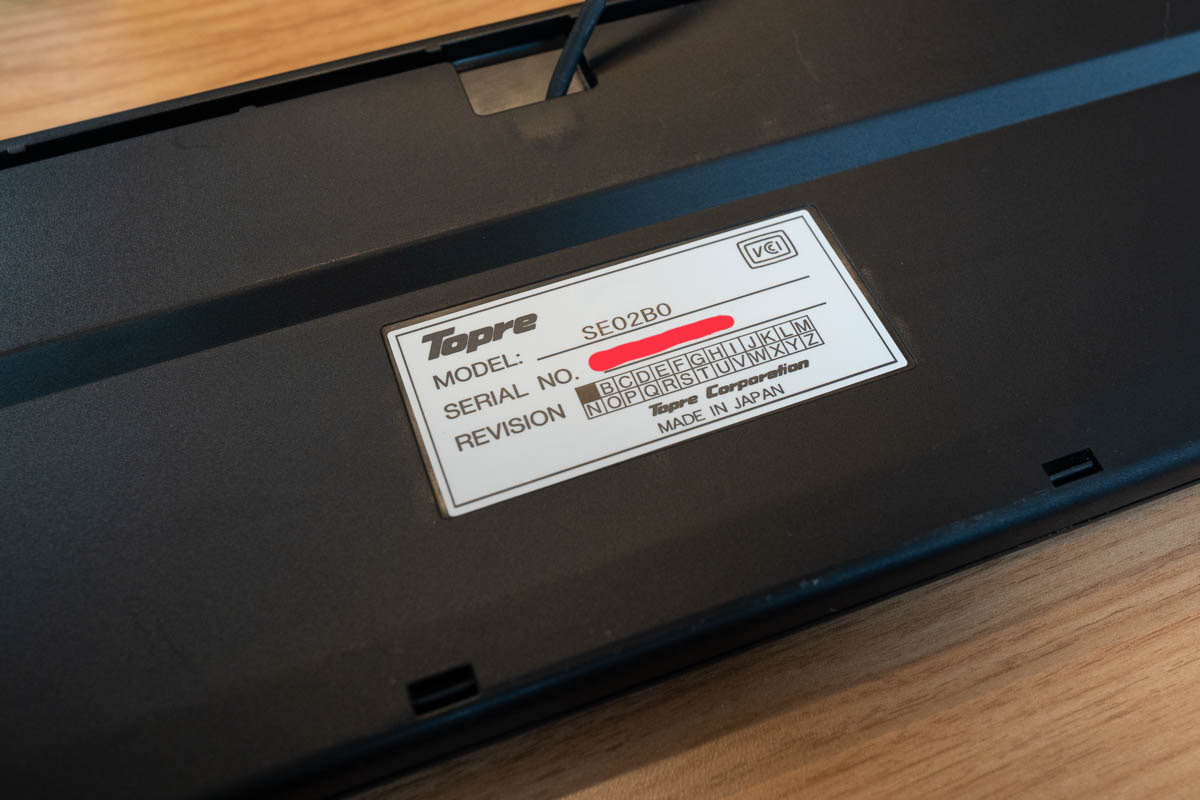 東プレ Realforce 103UB SE02B0 US配列 REALFORCE 103UB SE02B0 英語