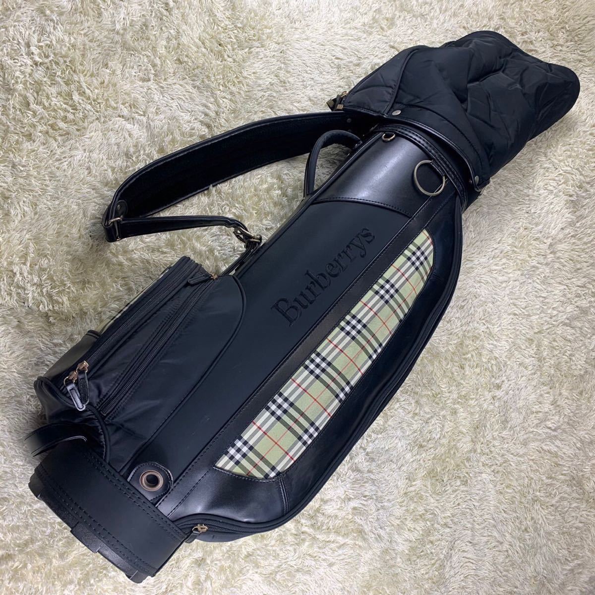 希少 激レア BURBERRY キャディバッグ ノバチェック シャドーホース
