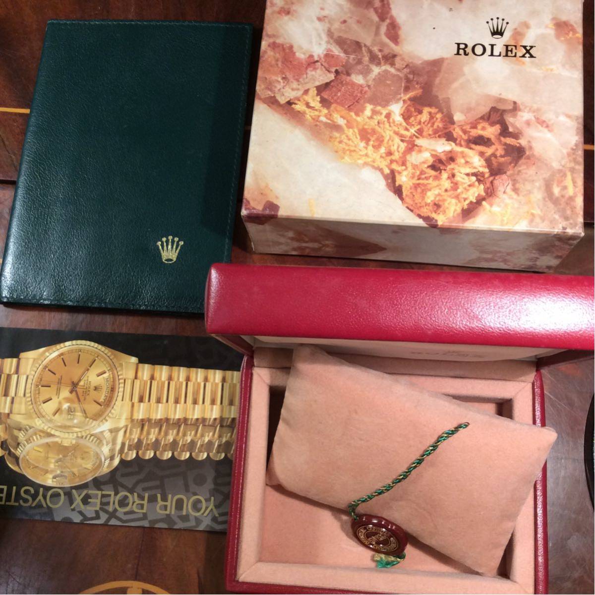 Rolex 箱セット パスポートケース付き ROLEX ロレックス パスポート