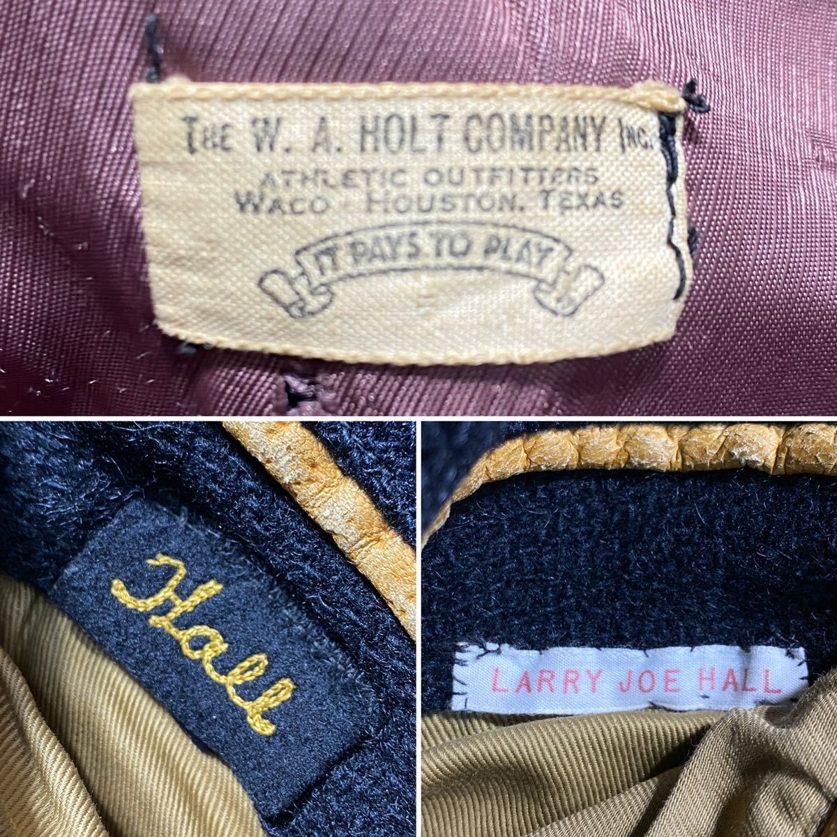 40s 50s Vintage THE W.A.HOLT COMPANY Button Stadium Jumper 40年代  