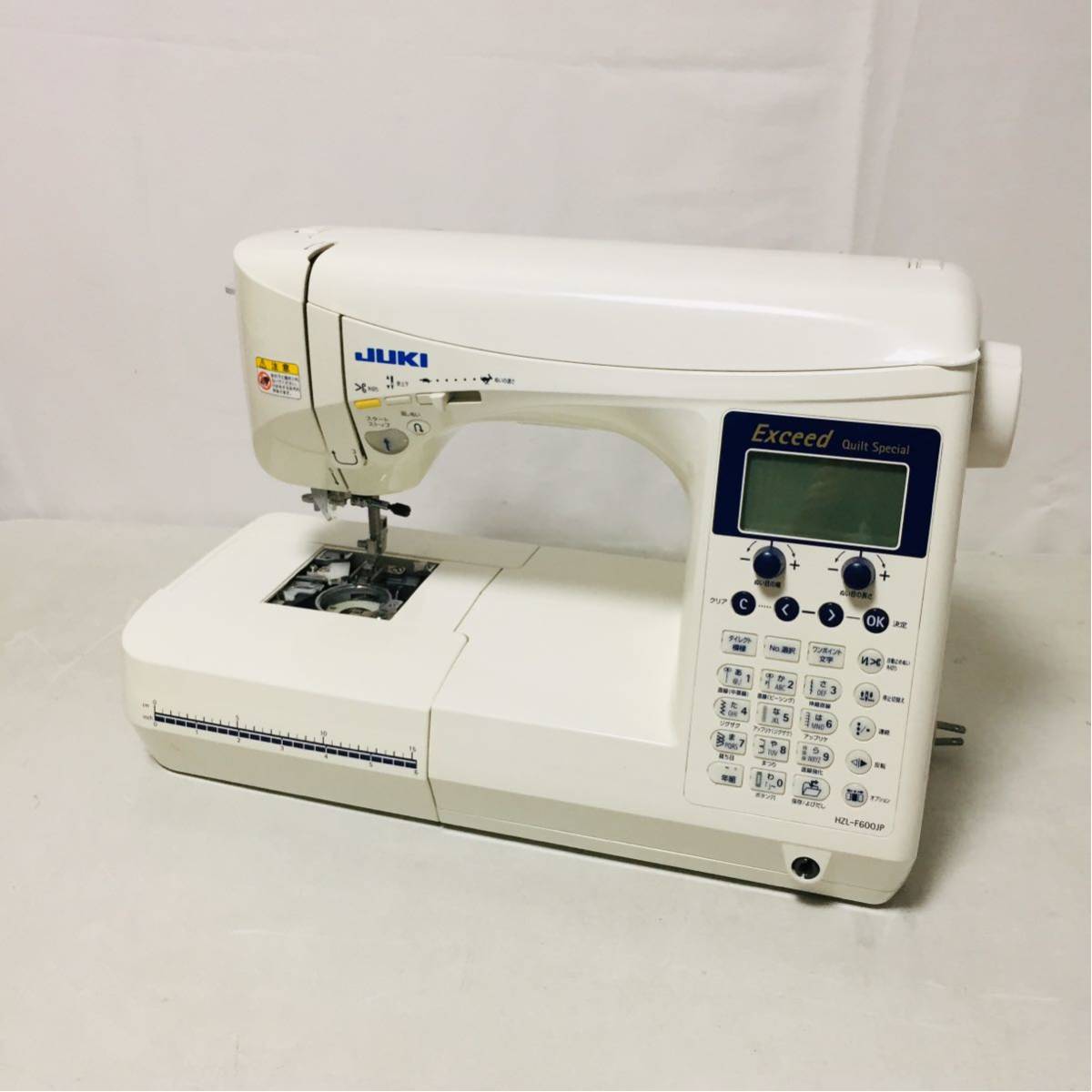 JUKI HZL-F600JP Exceed コンピューターミシン いっ ホワイト