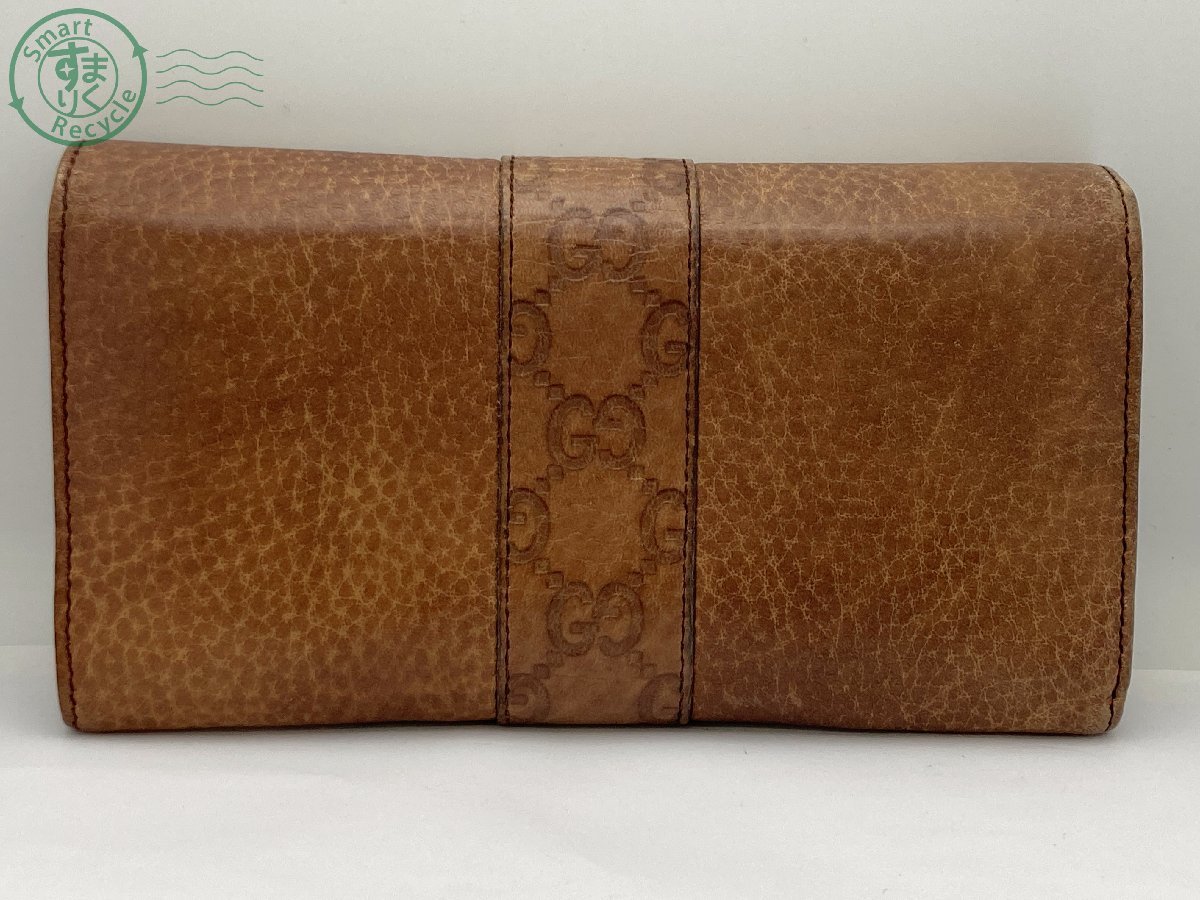 GUCCI グッチシマ レザー2つ折り 長財布 233028｜く