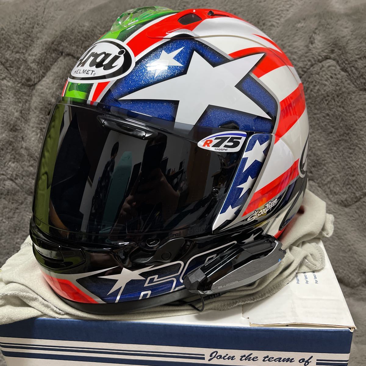 アライ RX-7X XL レプリカ ヘイデン フルフェイス ビーコム5x 5層 