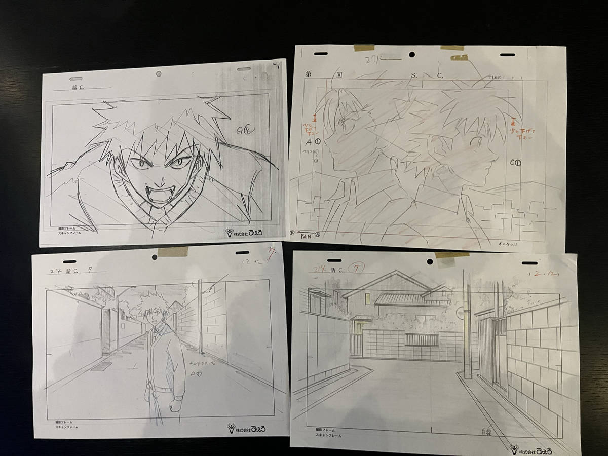 03超激レア!!!1000円スタート!!! 背景画 36+6枚セット 直筆レイアウト 