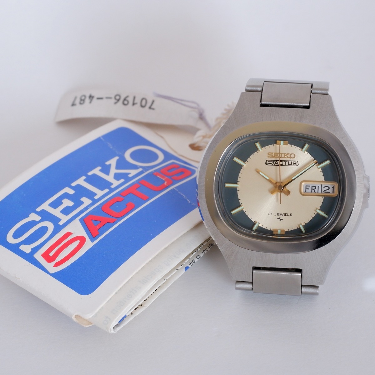 ❤︎SEIKO 5ACTUS 自動巻き メンズ 腕時計　7019-5010 セイコー 5 ACTUS アクタス 7019-5010 不動 メンズ腕時計 21石 1975年