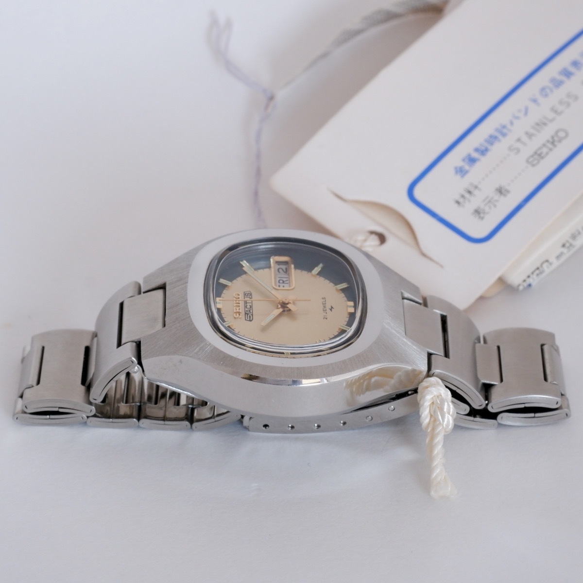 セイコー 5 ACTUS アクタス 7019-5010 不動 メンズ腕時計 21石 1975年