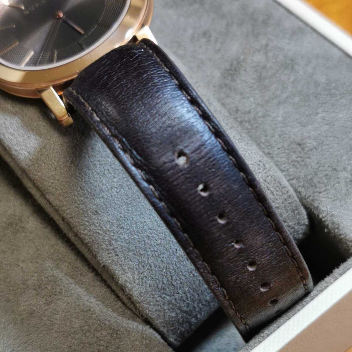 希少美品BURBERRY バーバリー 腕時計 BU2354 スリムライン