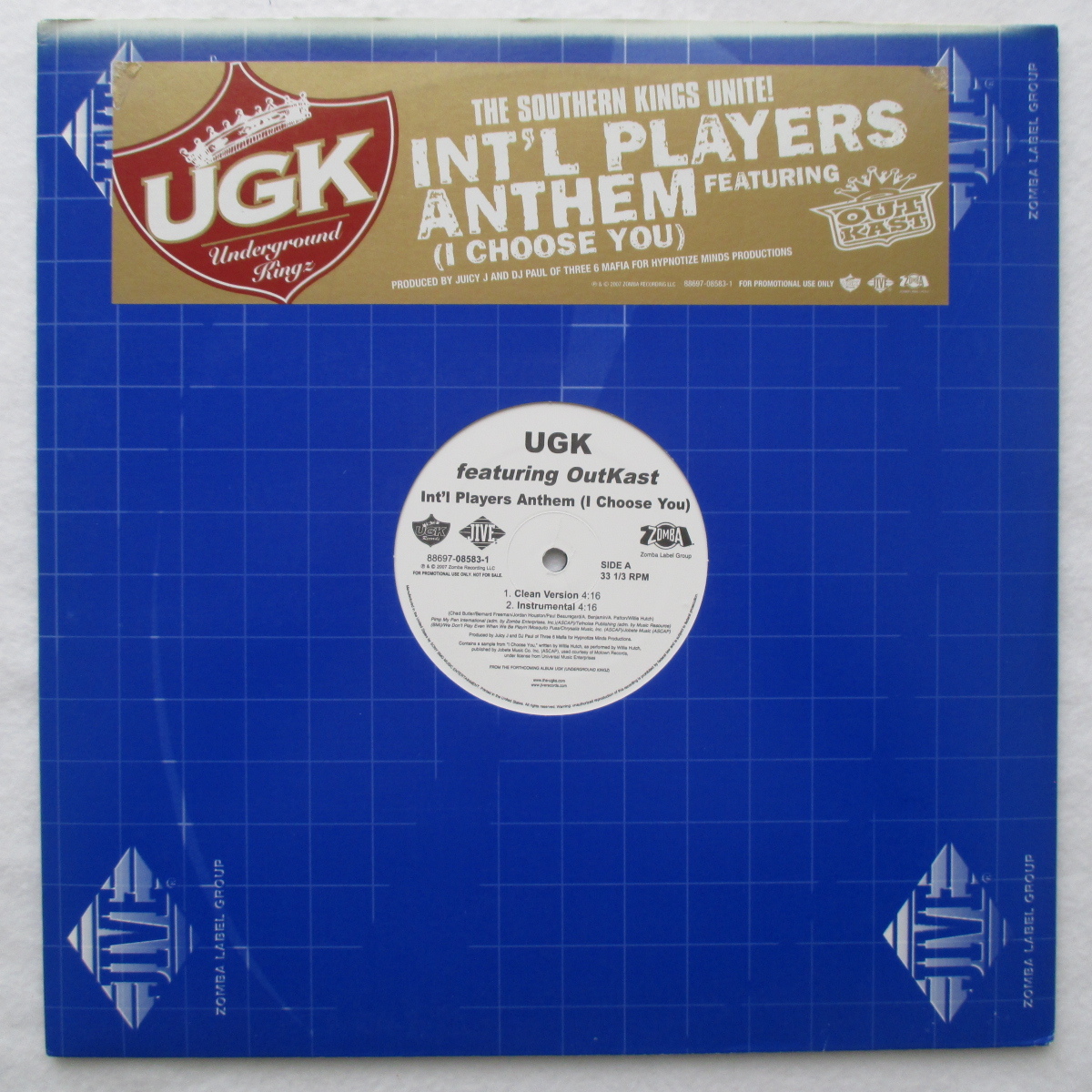 【豊富な，お得】 12：US PROMO UGK feat. OUTKAST / INT'L PLAYERS ANTHEM I CHOOSE YOU(ラップ、ヒップホップ)｜売買されたオークション情報、yahooの商品情報をアーカイブ公開 - オークファン ラップ、ヒップホップ