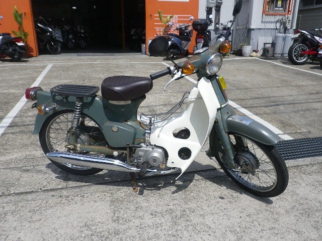 スーパーカブ50 あんどんカブ タンク分離型 12Vエンジン載せ替え  