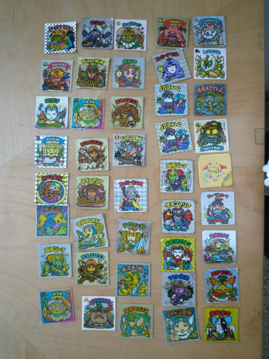 4-4-7-2R】♪旧悪魔VS天使 ビックリマンシール サンタマリア