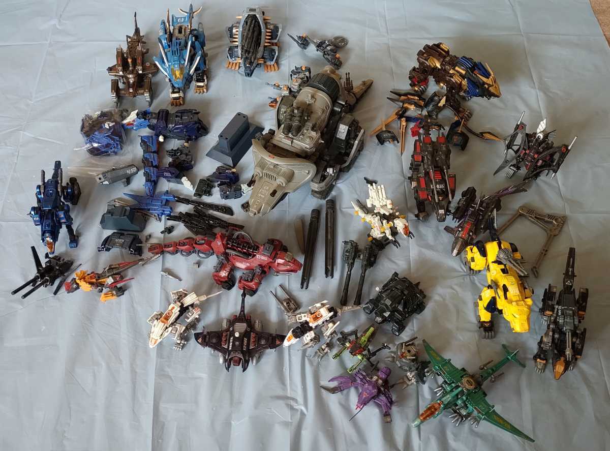 ゾイド ジャンク品 まとめ マッドサンダー ブレードライガー ライガー  