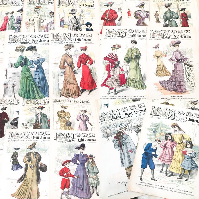 まとめ売り 1904年 42冊子 la mode illustree ラ・モード イリュストレ