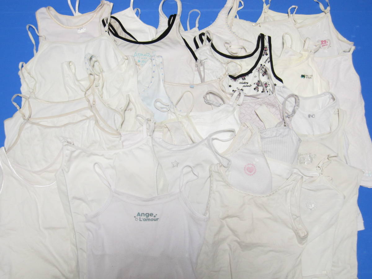 【安い，低価】 8718 在庫処分品 大量まとめて とっさり30枚セット 超ジャンク品 ジュニア JSキャミソール サイズMIX ECO(子ども服（女の子用）)｜売買されたオークション情報、yahooの商品情報をアーカイブ公 その他