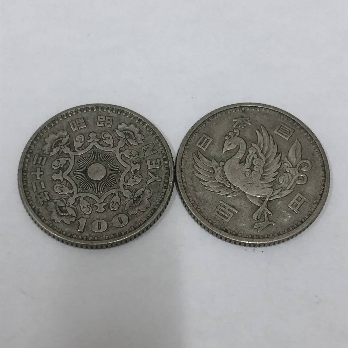 日本銀貨おまとめ】1000円銀貨/100円銀貨 稲穂(昭和39年特年有)/東京