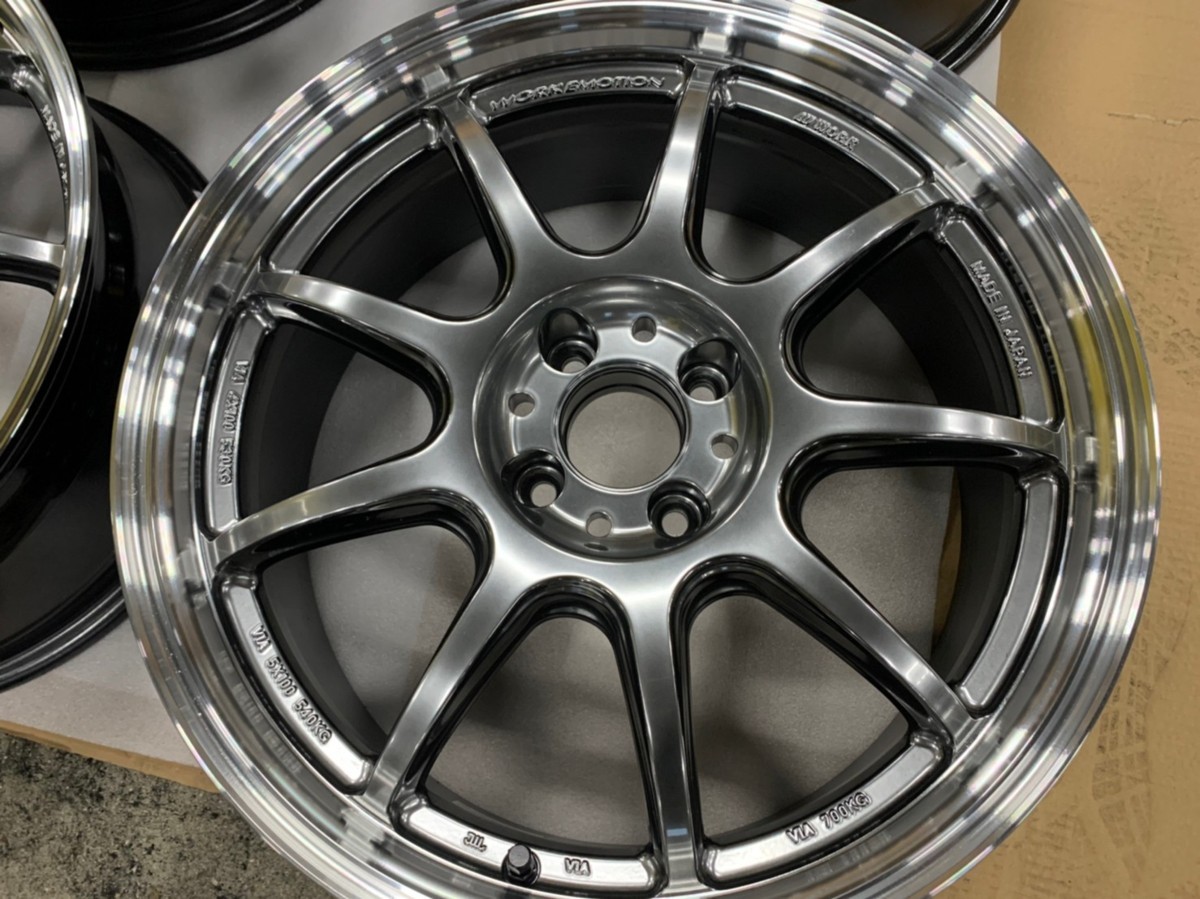 17インチ WORK ワーク エモーション D9R 4本セット！！ 7.0J+38 4穴 