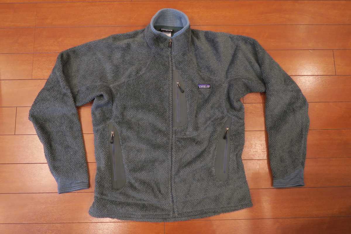 美中古 patagonia Men's R2 Jacket NRS グレー Lサイズ パタゴニア レギュレーター フリース ,2008年製で