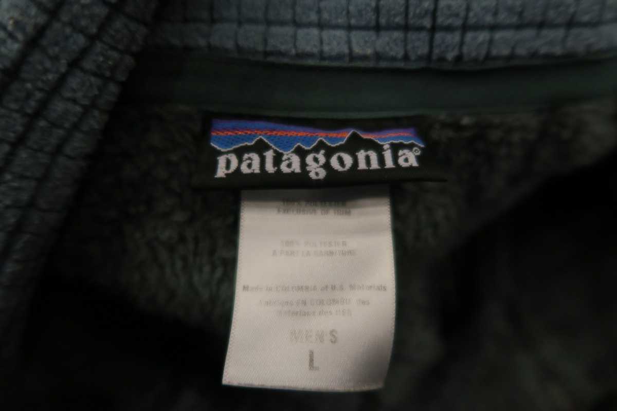美中古 patagonia Men's R2 Jacket NRS グレー Lサイズ パタゴニア レギュレーター フリース ,2008年製で