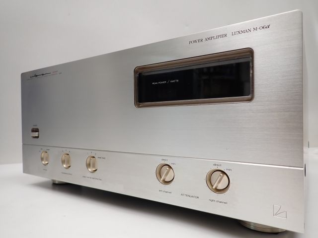  LUXMAN ステレオパワーアンプ M-06&alpha; ラックスマン &cap; 65674-1(LUXMAN)｜売買されたオークション情報、yahooの商品情報をアーカイブ公開 - オークファン LUXMAN